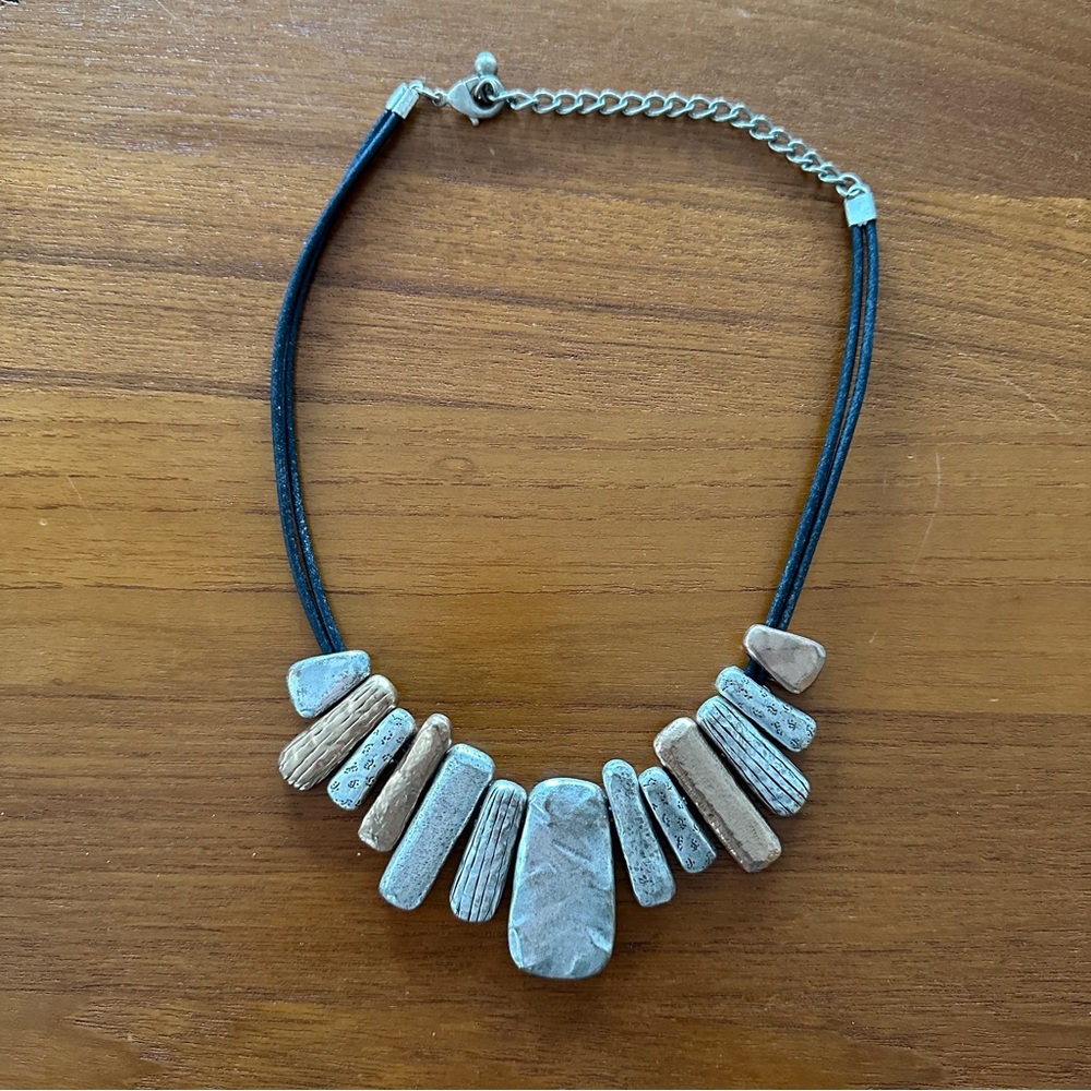 Metal tribal necklace